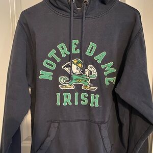 League Notre Dame Irish Black and Green Hoodie